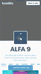 Mobile Screenshot of alfa9.co.uk